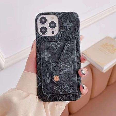 Designer Monogram Leather Phone Case – Shockproof Luxury Cover for iPhone 13–17 Series