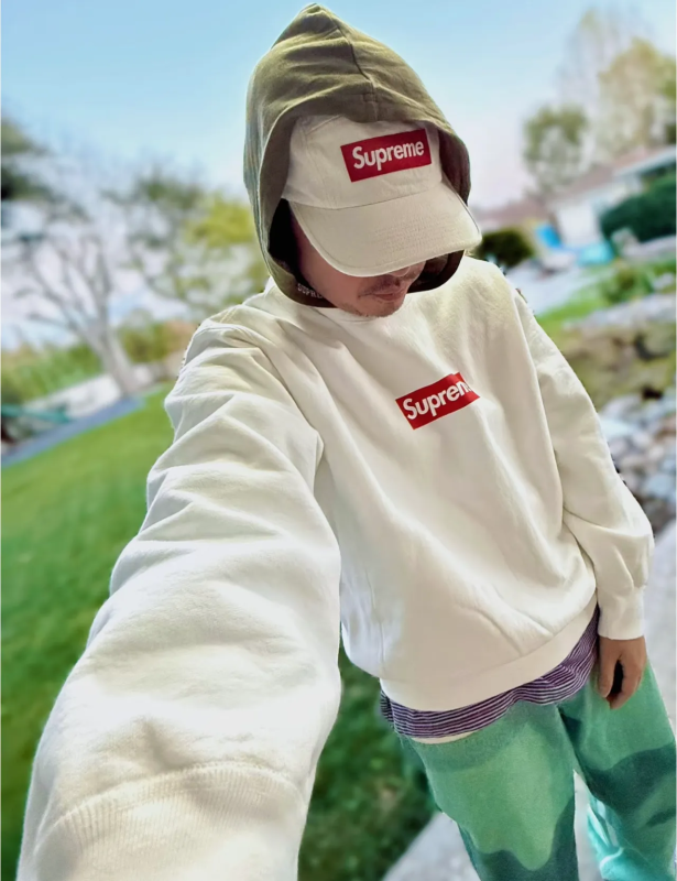 Supreme Washed Box Logo SS 25 Sweatshirt