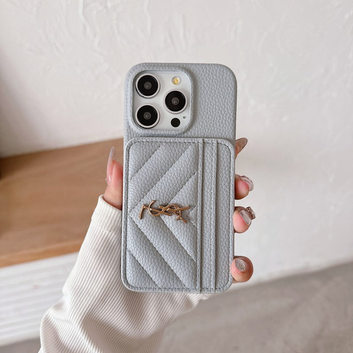 Luxury Phone Case Leather For iPhone Case 13-18 Pro & Pro Max