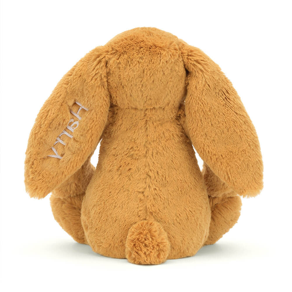 Personalised Bashful Golden Bunny Medium