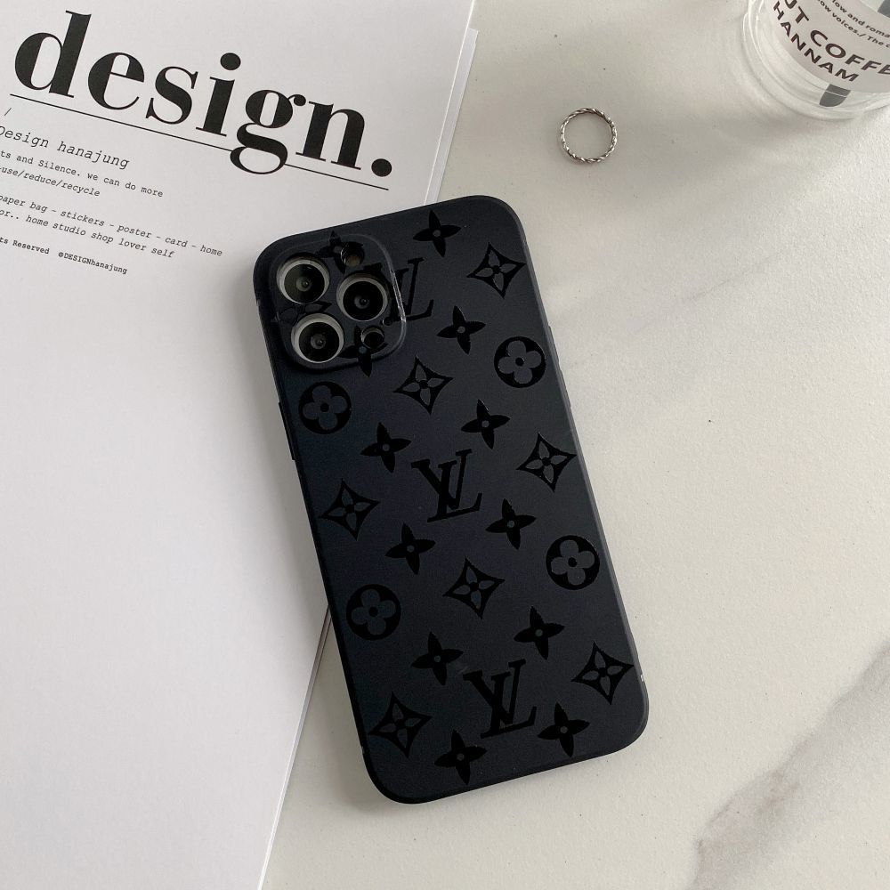 LV Luxury Monogram Leather Case for iPhone 13-18 Pro & Pro Max
