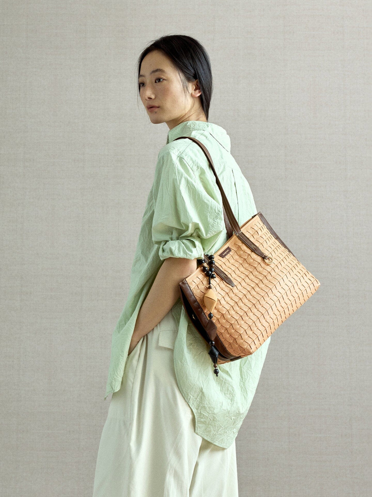 Small Lattice Tote
