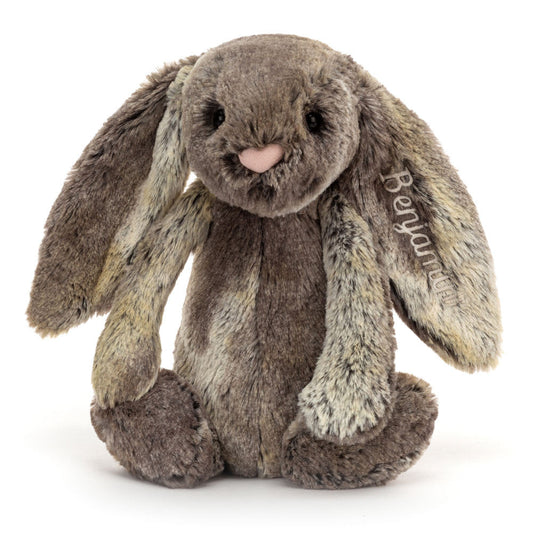 Personalised Bashful Cottontail Bunny Medium