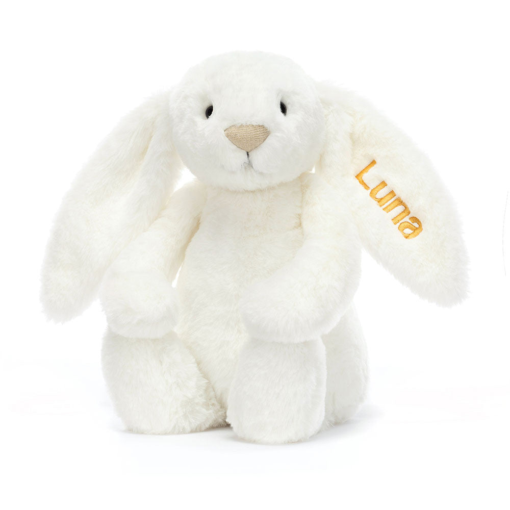 Personalised Bashful Luxe Bunny Luna Medium
