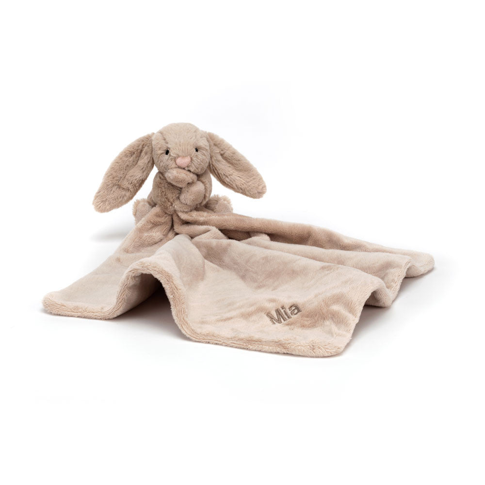Personalise Bashful Beige Bunny Soother