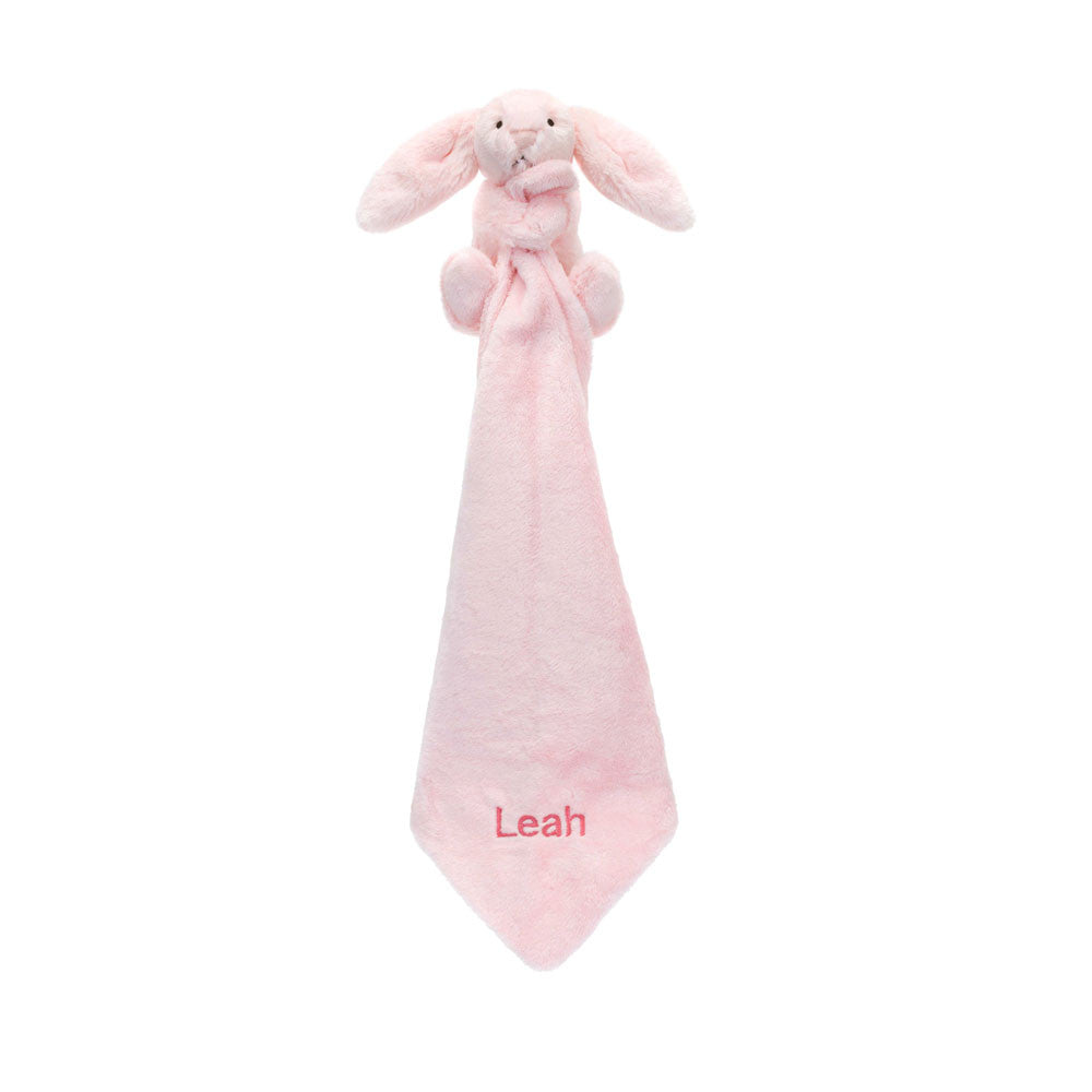 Personalised Bashful Bunny Pink Soother