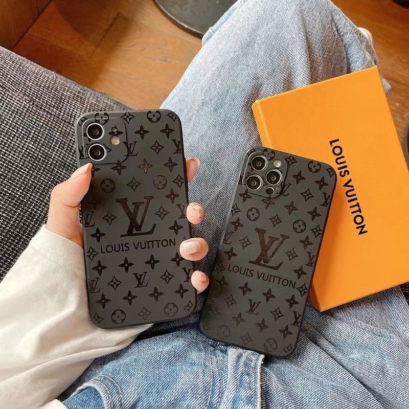 LV Luxury Monogram Leather Case for iPhone 13-18 Pro & Pro Max