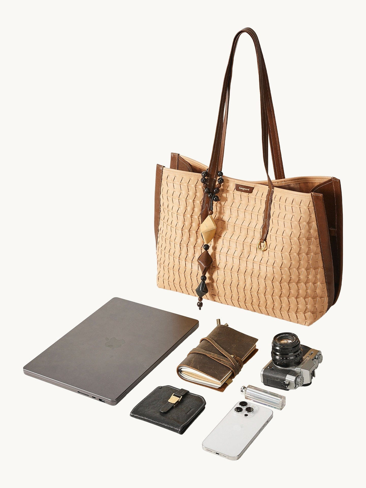 Medium Lattice Tote